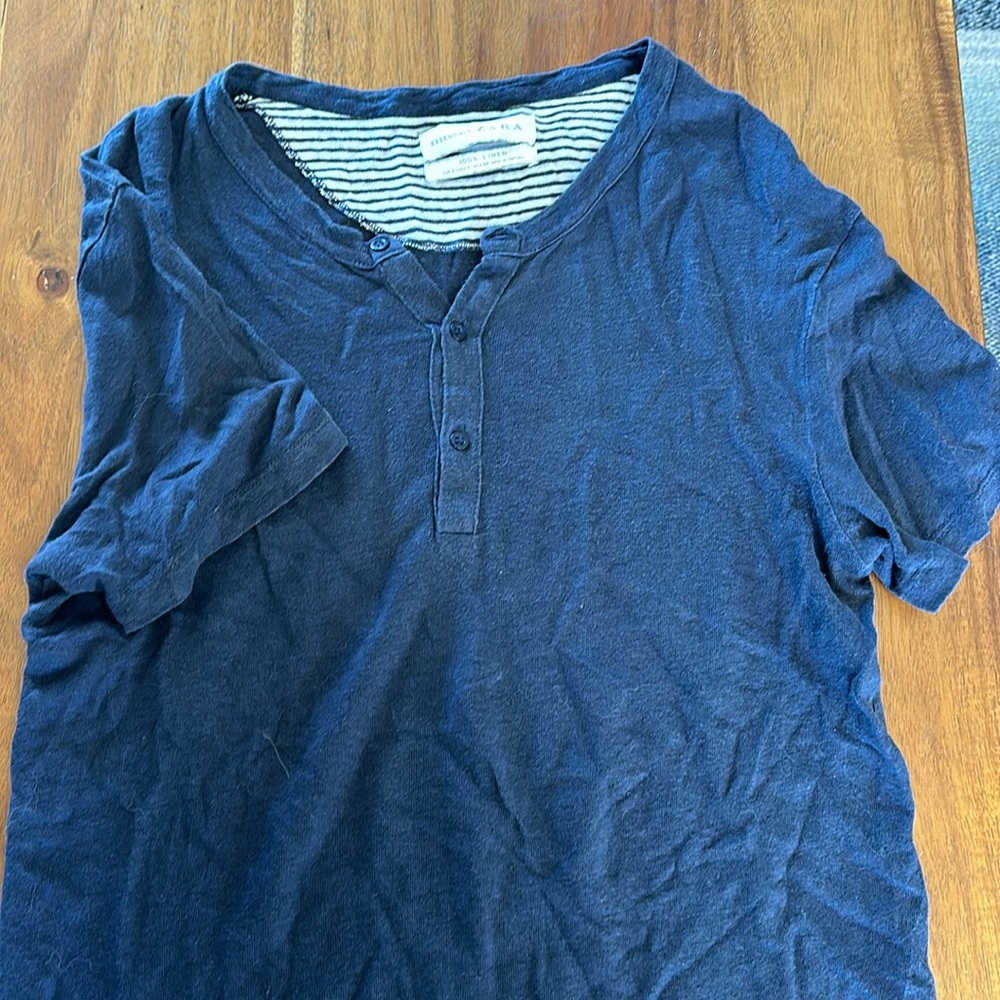 Zara linen shirt